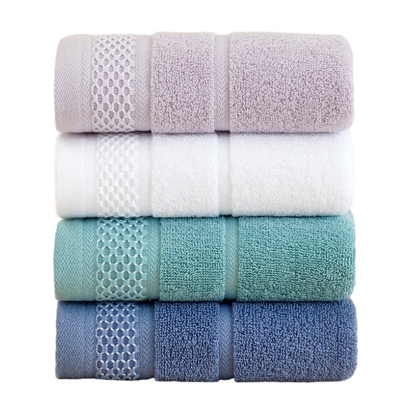 Cloth Face Mask Washable - 1/4/6枚入りコットンバスルームタオルセット - 大人用ソフト吸水タオル、大型ビーチ＆ホテルスパフェイスタオル（家庭用）- 吸水速乾