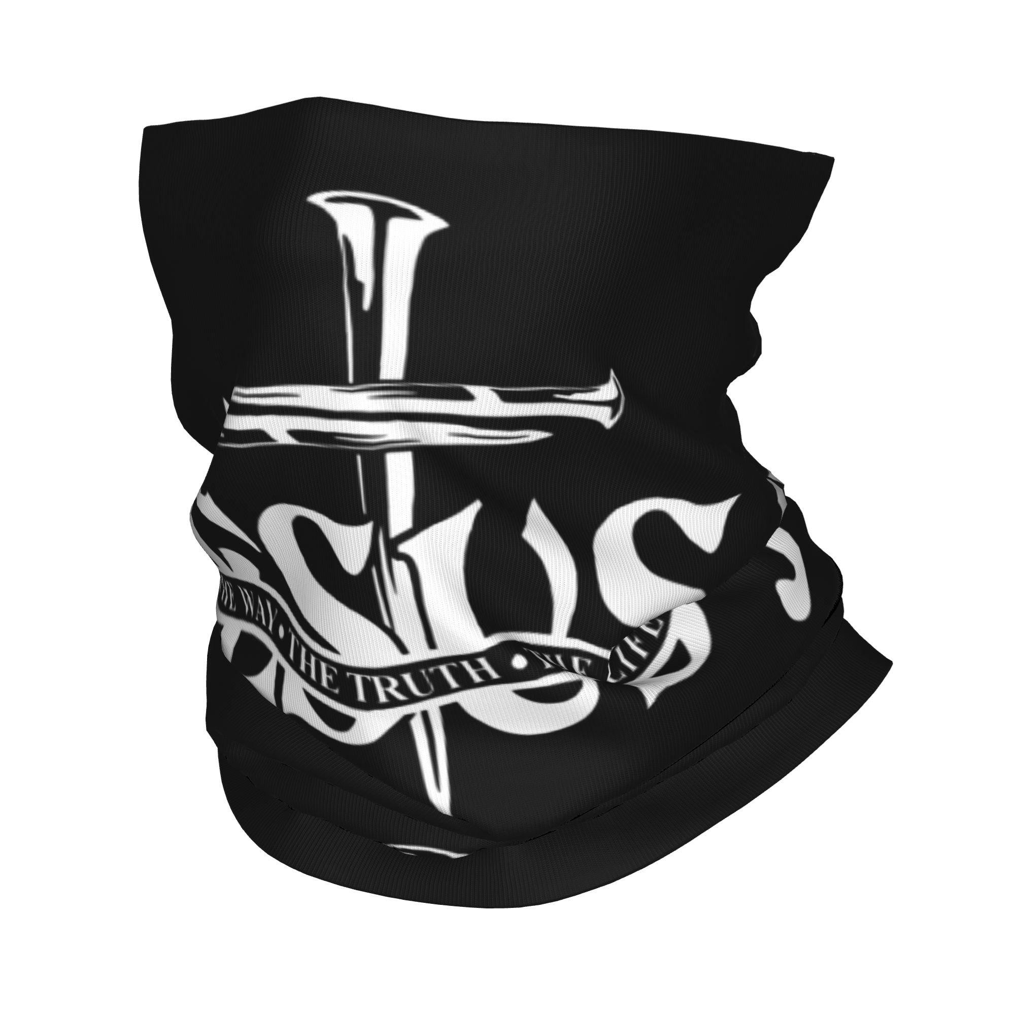 カスタム イエス ザ ウェイ ザ トゥルース ザ ライフ バ - Neck Gaiter Face Cover のレビューと価格