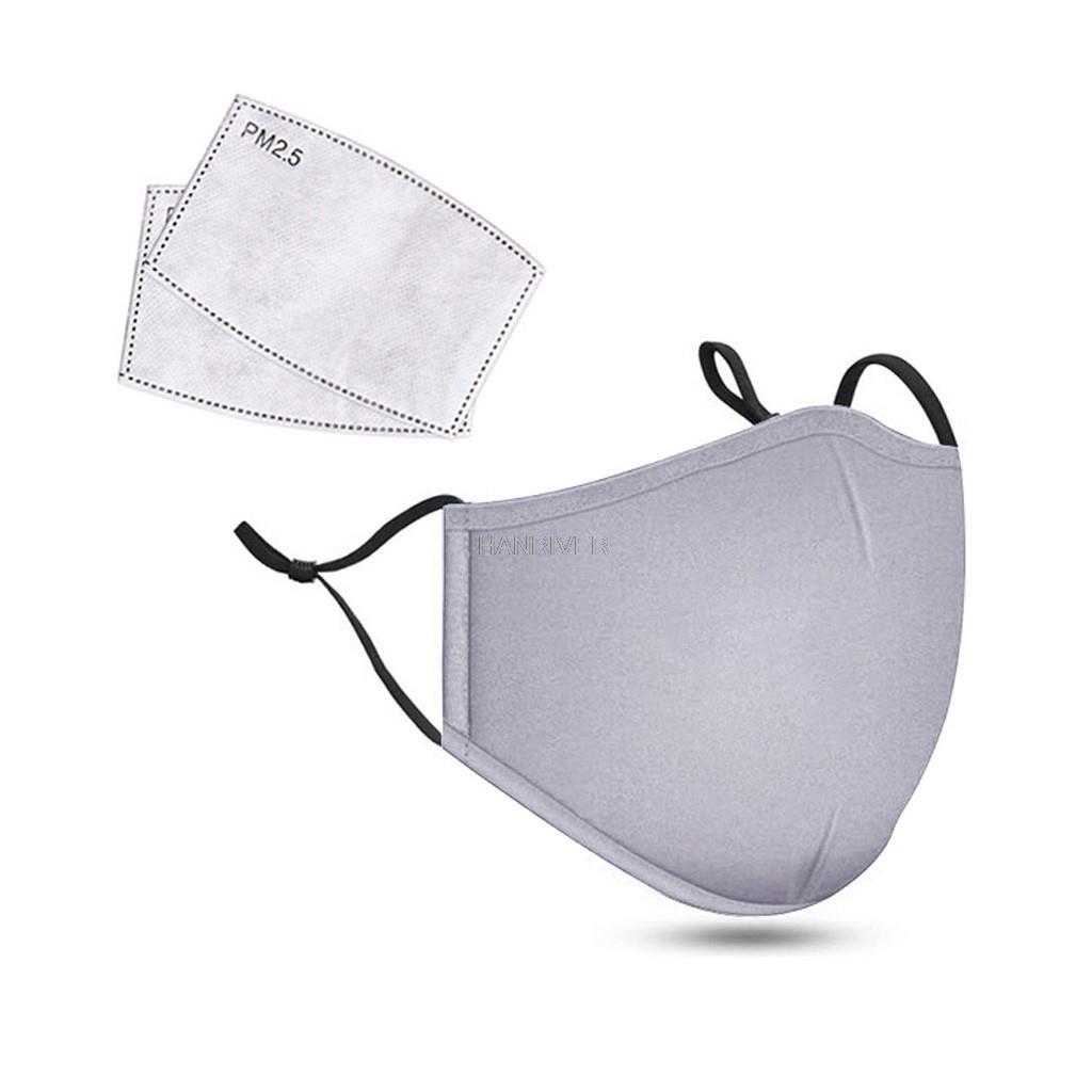 コットンフェイスマスク PM2.5 活性炭マスク 洗って再利 - Cloth Face Mask Washable のレビューと価格
