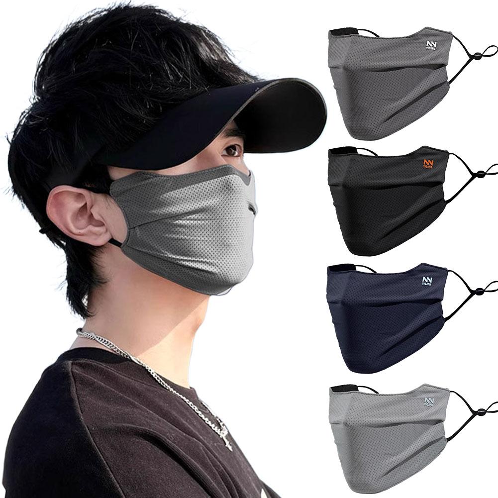 通気性メッシュ日焼け止めフェイスマスクUPF50+ UVカッ - Sports Mask Breathable のレビューと価格