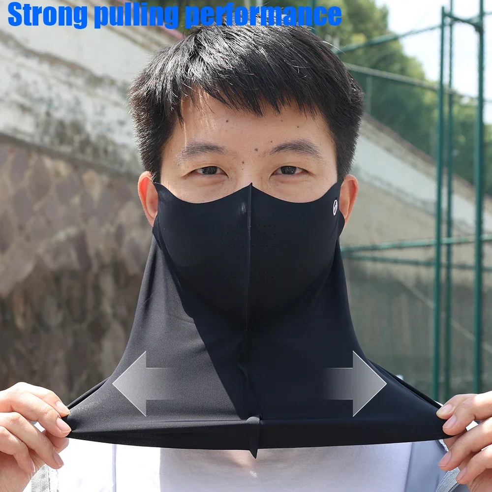UV保護アイスシルクフェイスマスクネックスカーフアウトドアス - Sports Mask Breathable のレビューと価格