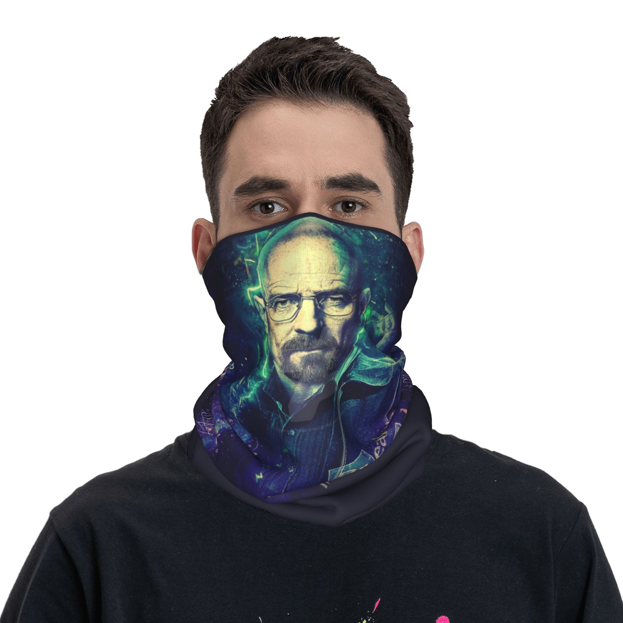 カスタムブレイキングバッドウォルターホワイトバンダナネックゲ - Neck Gaiter Face Cover のレビューと価格