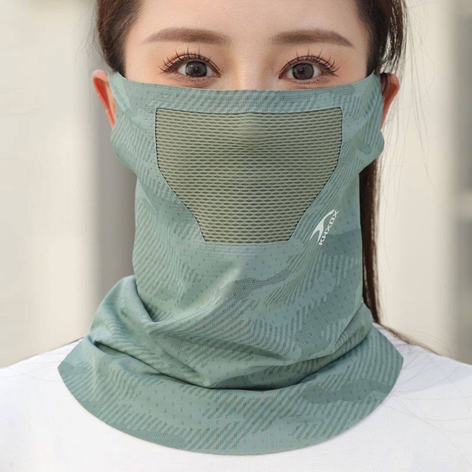 通気性のあるアウトドアサイクリングフェイスマスク日焼け止めネ - Sports Mask Breathable のレビューと価格