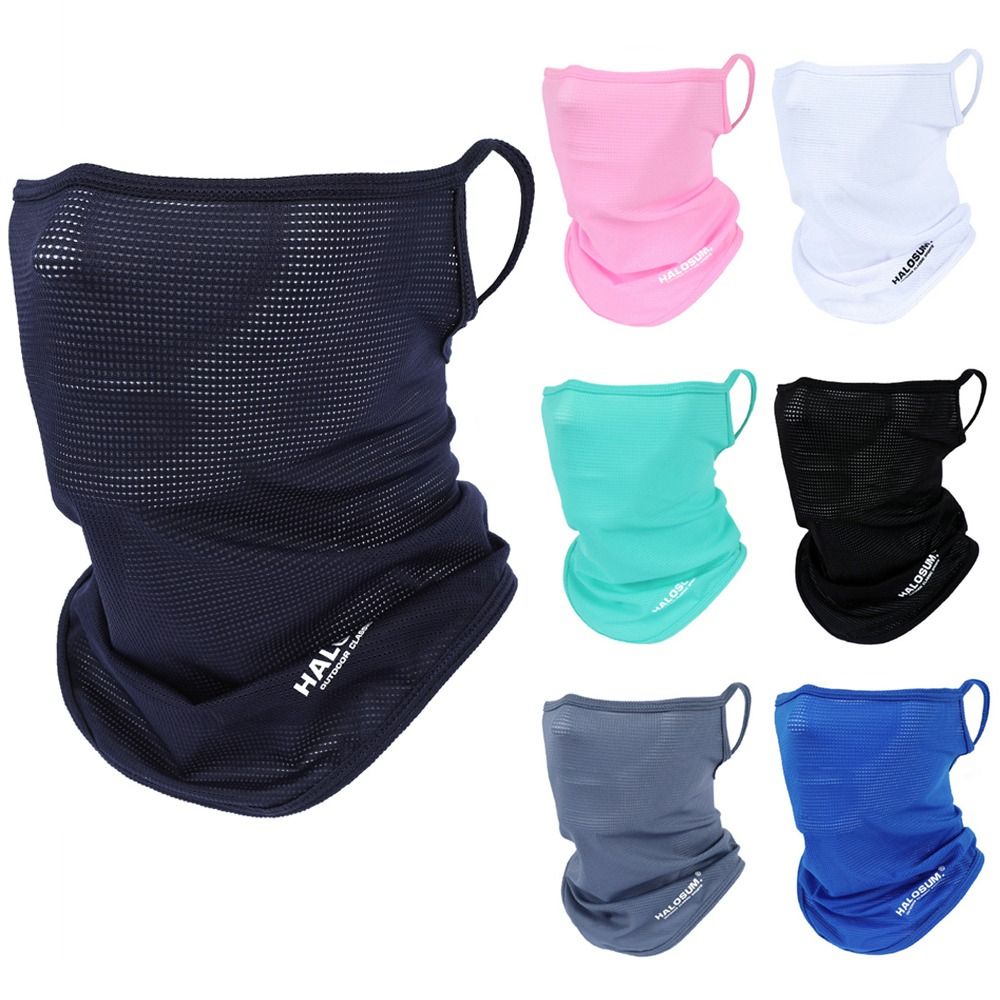 夏アイスシルク日焼け防止バイクマスクフルフェイスマスク目出し - Sports Mask Breathable のレビューと価格