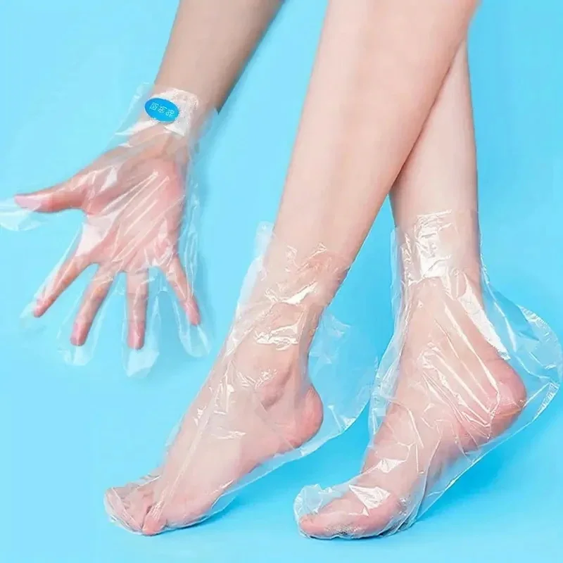 厚手使い捨てハンド＆フットマスク多機能衛生保護カバー（青色粘 - Disposable Mask Blue のレビューと価格