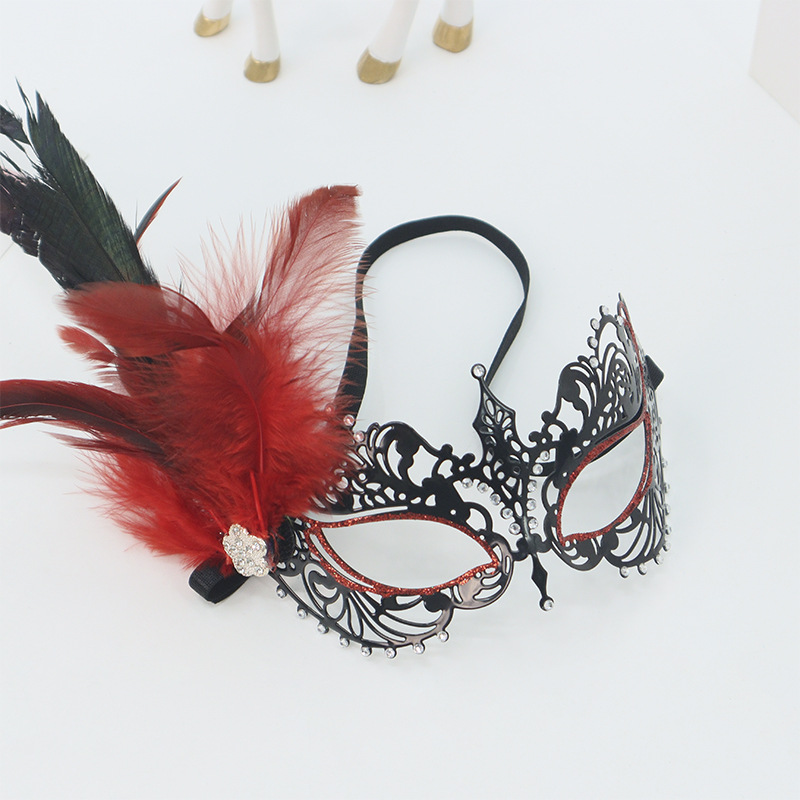 ハロウィン ハーフフェイスマスク グリッターラインストーン付 - Kids Face Mask のレビューと価格