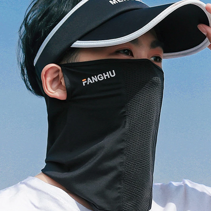 通気性メッシュ日焼け止めマスク抗紫外線フェイスカバー耳ループ - Sports Mask Breathable のレビューと価格